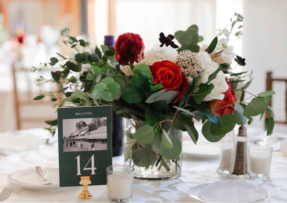 emily and jon wedding flower arrangement 4